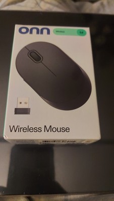 *NIB* ONN Black Wireless 5 button Wirless Mouse