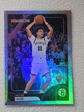 Topps NBA Hoops 2025-26 Nolan Traore RC Rookie #133 Brooklyn Nets Card