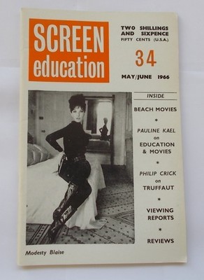 Screen Education Jrnl #34 1966 Pauline Kael Beach Teen Movies Francois Truffaut