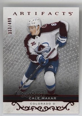 2021-22 Upper Deck Artifacts Stars Ruby 333/499 Cale Makar #118 11pm