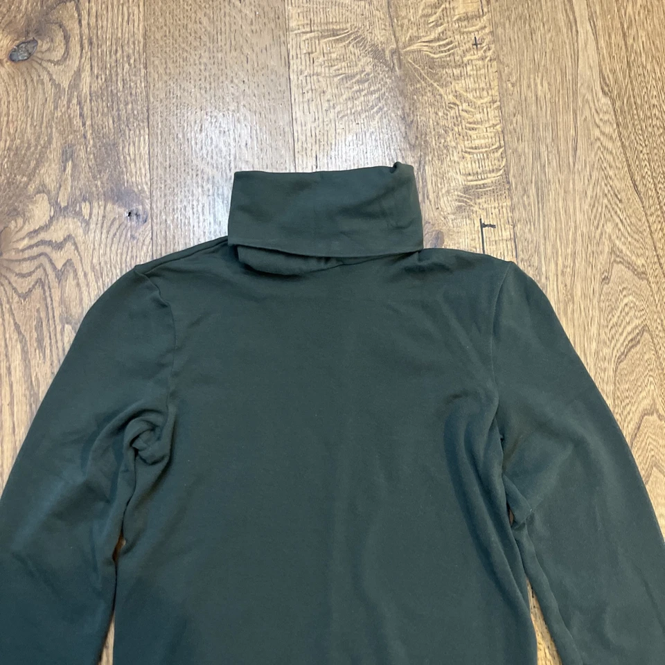 WOLFORD Turtleneck Tops Long Sleeve Stretch Bodycon in Dark Green, Women's XS - Image 4 of 4