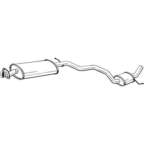Bosal MittelschalldäMpfer SchalldäMpfer FüR Alfa Romeo 147 937 937_-image