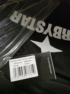 DERBYSTAR Team Bag Hyper Sporttasche Schwarz ohne Rollen Kunststoff