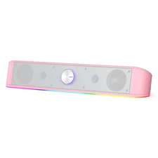 GS560 RGB Desktop Soundbar, 2.0 Channel Computer Speaker with Dynamic Lightin...