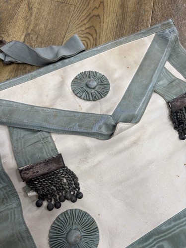 VINTAGE MASTER MASON'S APRON - Fattorini & Sons- craft - Masonic - Picture 4 of 13