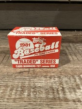 1981 Topps Traded Complete Factory Set 132 Cards Fernando Valenzuela & Raines RC