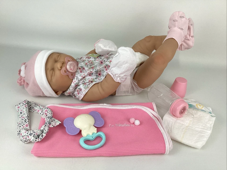 Berenguer SE Doll Special Edition La Newborn 21" Non Gender Full Body Vinyl NOB - Image 4 of 4