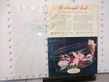 magazine ad 1939 MONSANTO PLASTICS Vue Pak window box florist salesman sample