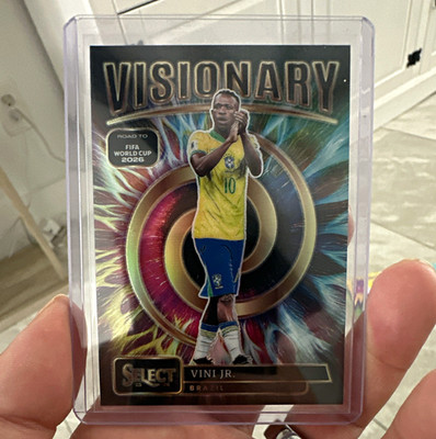 Panini Select 2025-26 Road to FIFA WC Visionary Prizm Vini Jr. No. 4 Brazil