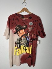 NWT Universal Halloween Horror Nights HHN 2025 Fallout Ghoul Red T-Shirt L Large