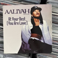 Aaliyah - At Your Best You Are Love 1994 VINYL 12” SINGLE Ultrasonic Cleaned VG