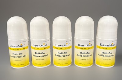 DawnMist, 5-Pack!, Antiperspirant / Deodorant Roll-On 1.5 oz. Fresh Scent