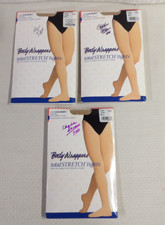 Lot/3 Body Wrappers Stretch FOOTED Children's Dance Tights Size M-L Tan NEW