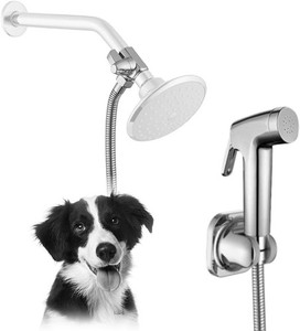 Pet Bathing Dog Shower Attachment Kit - Dog Washing Handheld Sprayer