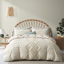 Oli Anderson Tufted Duvet Cover Queen Size, Soft and Lightweight Duvet Covers...