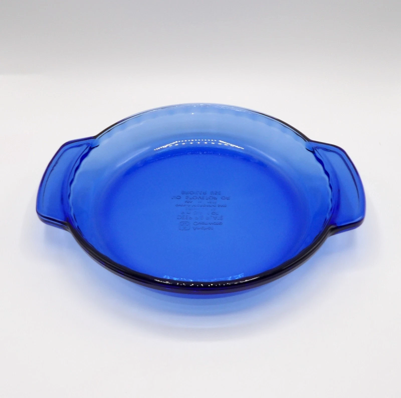 Presence Cobalt Blue by Anchor Hocking Deep Pie Dish Utility Ware