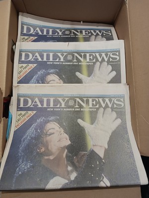 Michael Jackson NEW YORK DAILY NEWS JUNE 26 2009 - KING OF POP DEAD 
