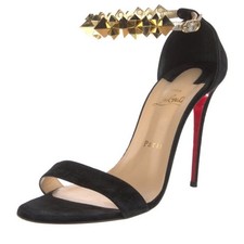 Christian Louboutin Veau Velours Planetava 100 Spike Heels