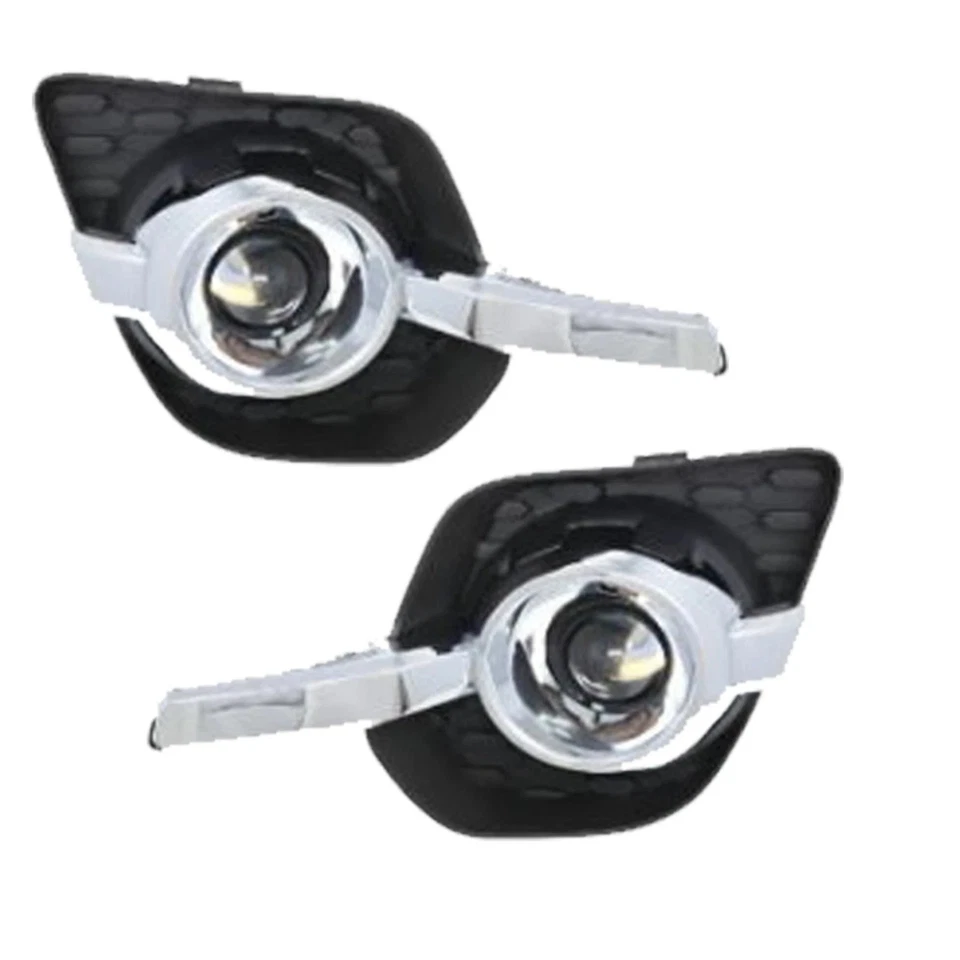 Front Bumper Cover Paintable & Fog Lights Kit For 2010-2015 Chevrolet Equinox Foto 4 de 4