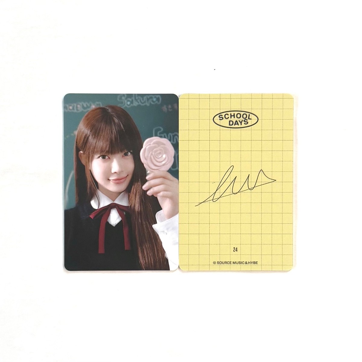 LE SSERAFIM] School Days / Photocard Random Official March | eBay