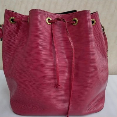 Echte Louis Vuitton Petit Noe Schultertasche Epi Castilian Red M44107 Gebraucht