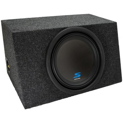 Universal Car Stereo Hatchback Sealed Single 12'' Alpine S-W12D4 Type S Sub Box