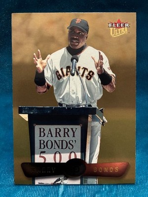 2002 Fleer Ultra Gold Medallion Barry Bonds #25