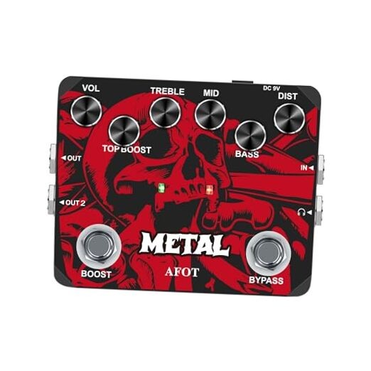 Heavy Metal Distortion Guitar Pedal, Realize the Sounds Black Metal Distortion