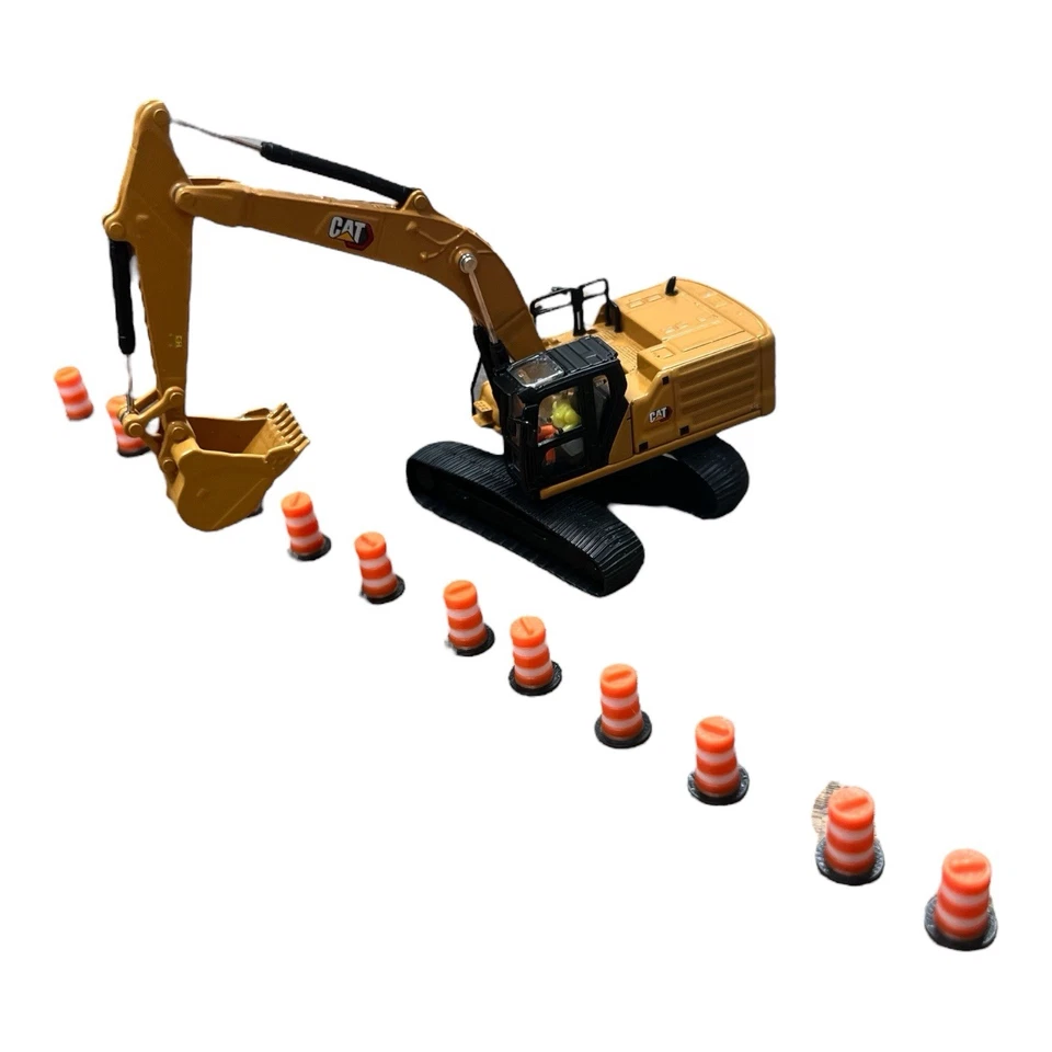 HO Scale Traffic Safety Drum Scale Model 1/87 12 Pack - Image 2 of 4