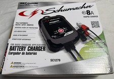 Schumacher Sc1279 8 Amp 12v Automatic Battery Charger Maintainer Agm Gel Std