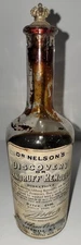 Dr. Nelsons Dandruff Remover Bottle with label and Contents!