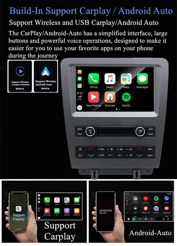 适用于 2010 - 2014 年福特野马 Carplay 主机 Wifi 9" 立体声收音机 GPS 导航- - Bild 13 von 23