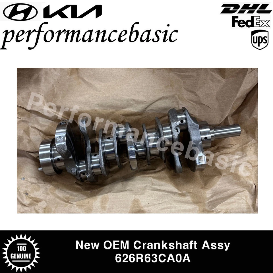 Nuevo conjunto de cigüeñal OEM 626R63CA0A para Hyundai Genesis Coupé, G80, Palisade Foto 2 de 4