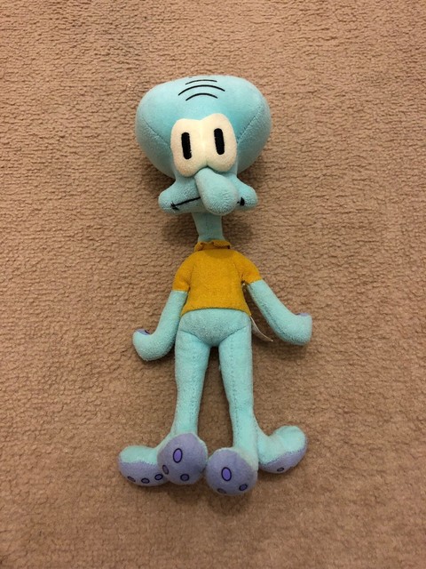 squidward plush ty