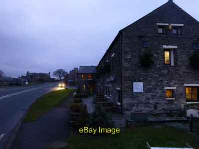 Photo 6x4 Crooklands Hotel Just before sunrise on a damp December morning c2016