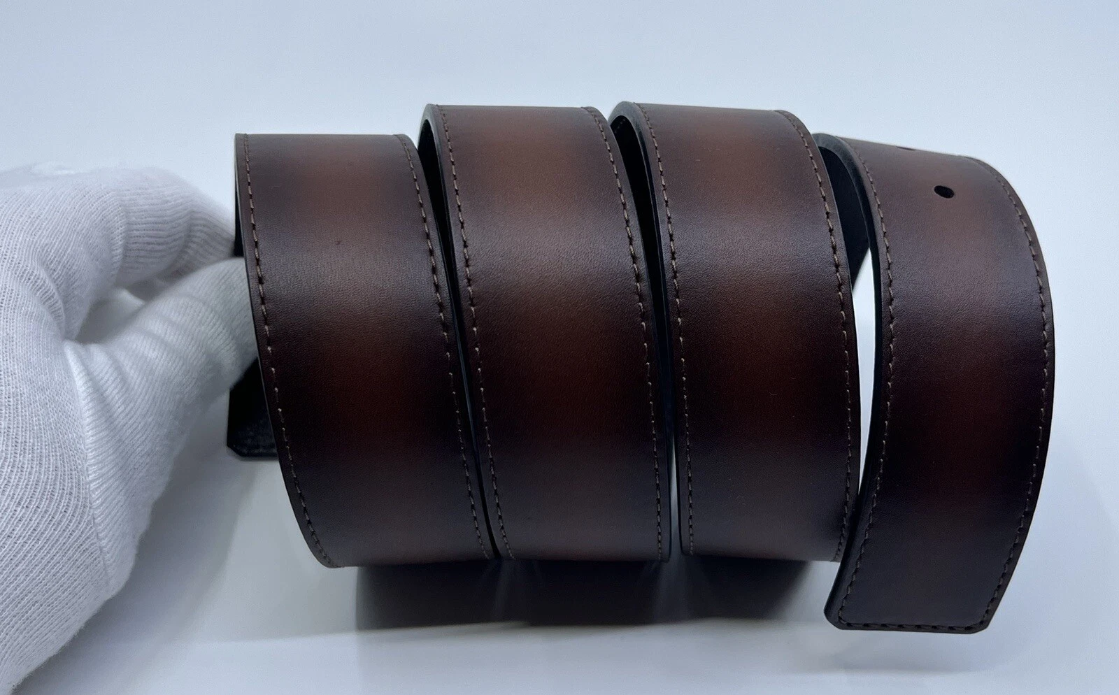 LOUIS VUITTON（LV） Nuovo autentico cinturino da cintura reversibile Louis Vuitton 100 34 L