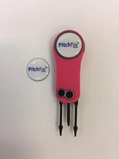 Pitchfix Fusion 2.5 Divot Tool Pink, with extra marker