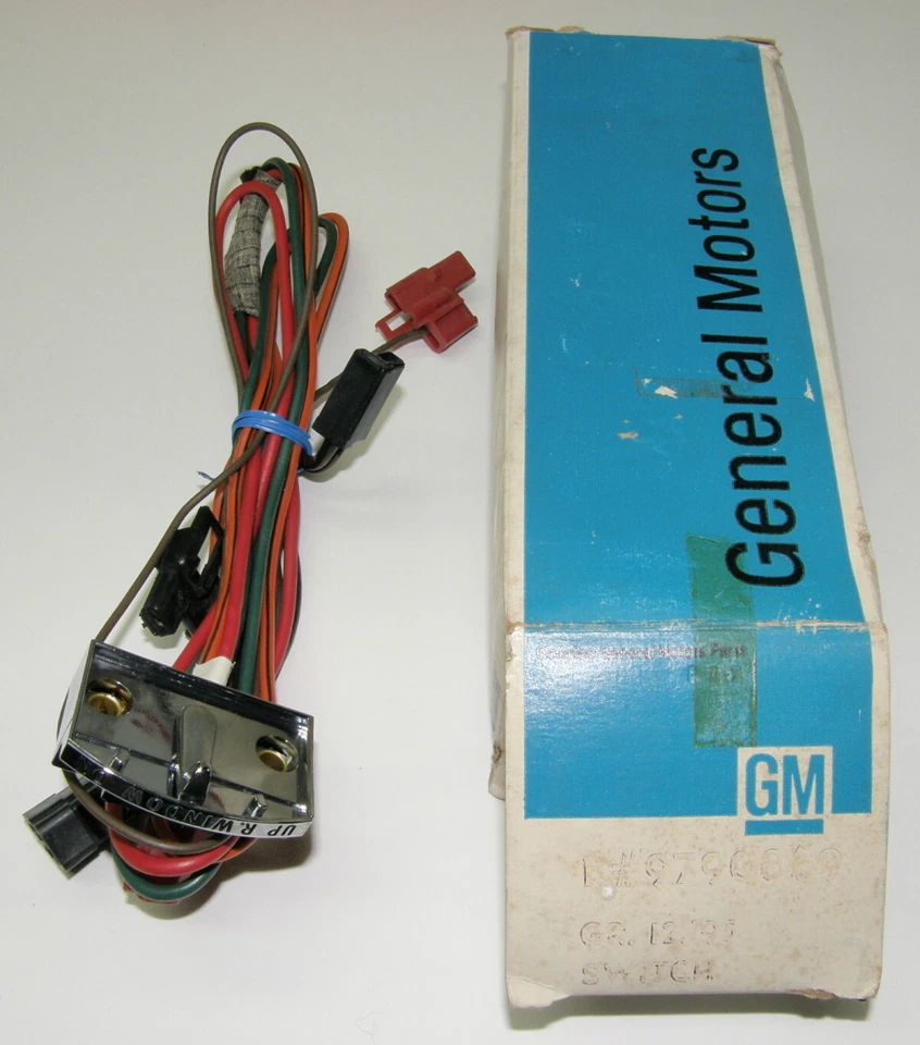 NOS 1968 Pontiac Catalina Executive Bonneville Tempest SW Tailgate PW Switch Foto 2 de 4