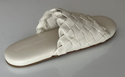 $720 NIB Men\'s Bottega Veneta Dual Strap Sandals White Size 39(6) Bottega Veneta Sandals for Men | The RealReal main image 4