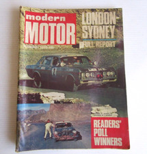 MODERN MOTOR 1969 MAG -  FORD FALCON GT  LONDON SYDNEY COVER  - BUY IT NOW