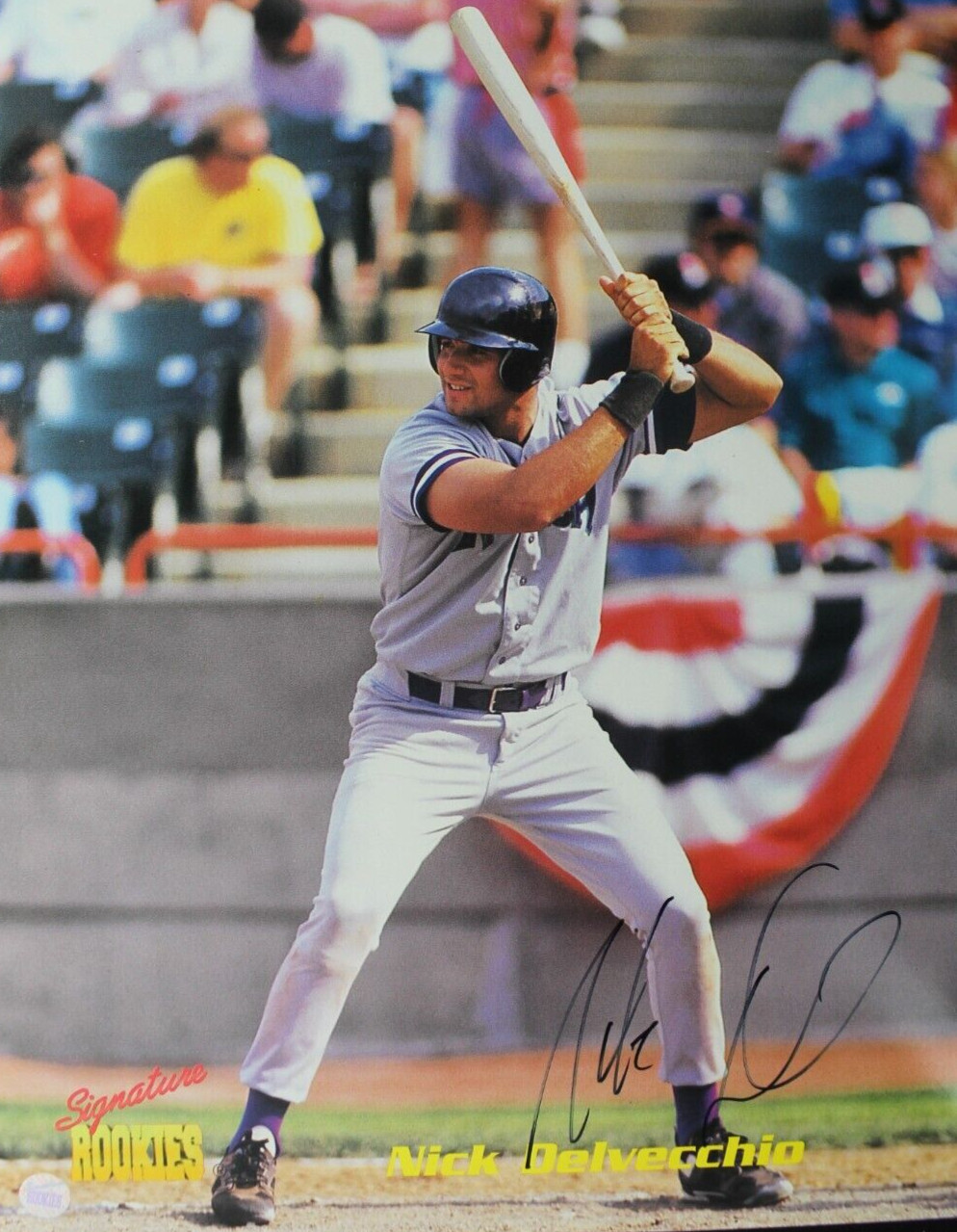 Nick Delvecchio Autographed Signed Signature Rookies 8x10 Photo NEW YORK YANKEES