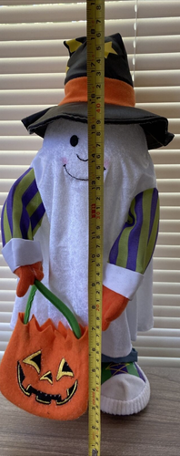 Avon Georgie Halloween Fiber Optic Greeter Ghost Color Changing Tested Works - Picture 10 of 19