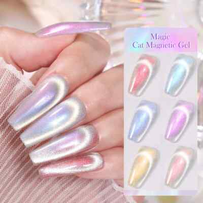 Magic Magnetic Gel Nail Polish Set Gel Stick Soak Off UV Manicure Set 3/6/12Pc