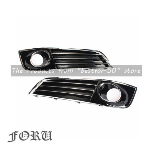 For Audi A8 D4 A8L 2011-14 Front Grille Fog Light Grill Bumper Cover Accessories - Picture 4 of 10