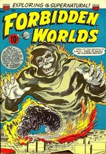 Forbidden Worlds 22 Comic Book Cover Art Giclee Reproduction on Canvas