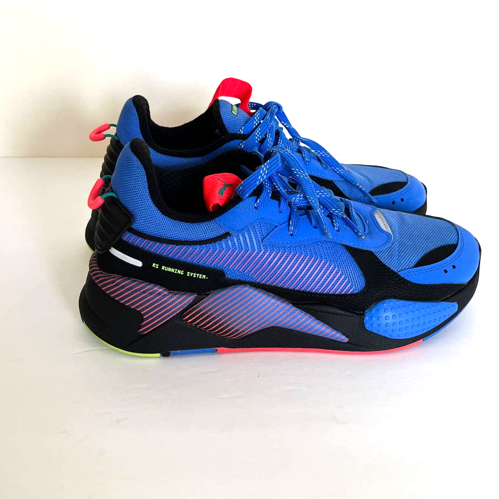 Puma RS-X Running System Shoes Men\u0026#039;s (Unisex) Blue Mesh Platform  Sneaker Sz 7C | eBay