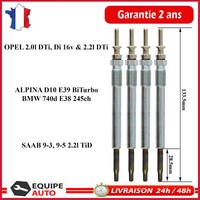 4 -Kerze VorwäRmung FüR Opel Astra G Frontera B Omega B 2.0 2.2 Di Dti 16V