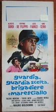 locandina originale GUARDIA, GUARDIA SCELTA, BRIGADIERE E MARESCIALLO riedizione