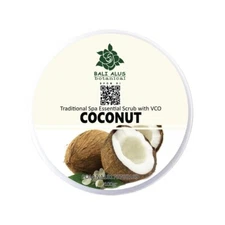 Bali Alus, Tradisional Spa Essential Scrub With VCO, 100g, Coconut (Pack of 1)