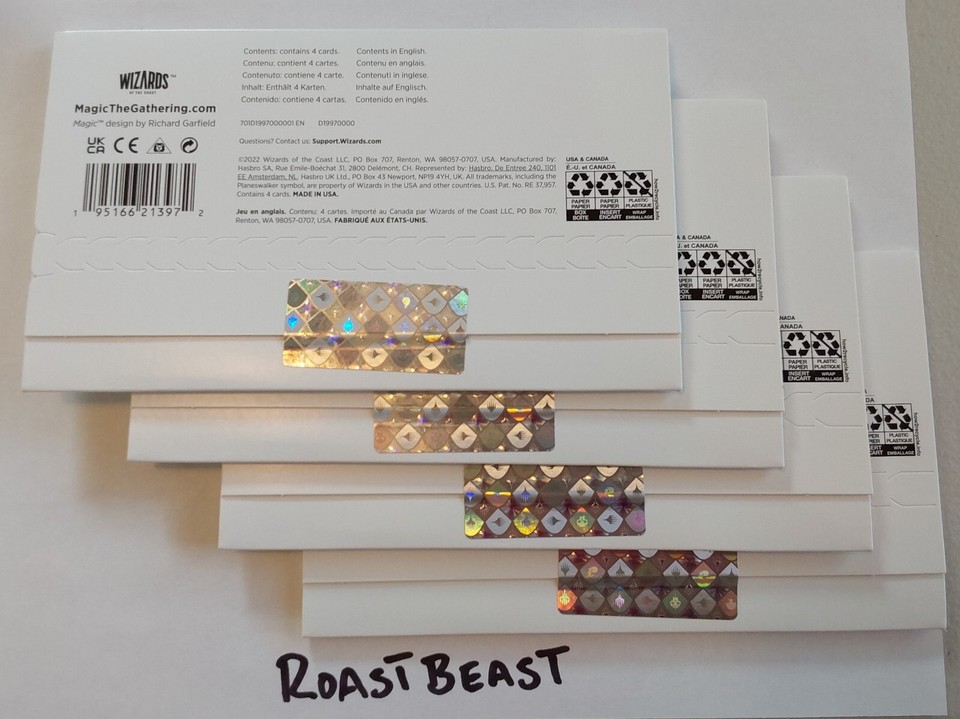 MTG Foil Card Set Magic The Gathering Secret Lair: Just Some